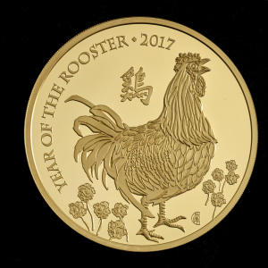 2017 Lunar Year of the Rooster Gold Proof Kilo