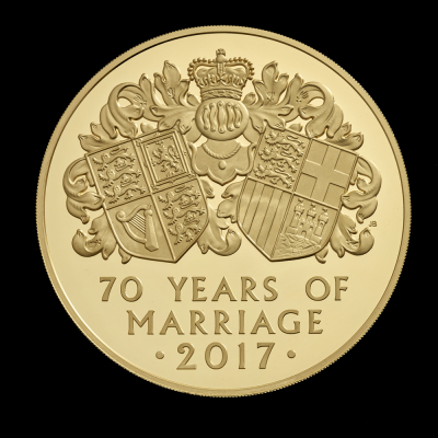 2017 PLATINUM WEDDING of Her Majesty the Queen gold proof kilo