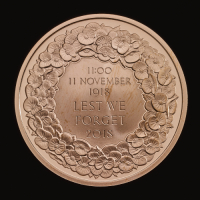 2018 First World War Armistice Gold Proof coin and Newspapers