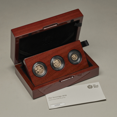 2018 Sovereign Three-Coin Proof Set