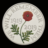 2019 A Century of Remembrance £5 set of Gold, Silver, Silver Piedfort and BU - 9