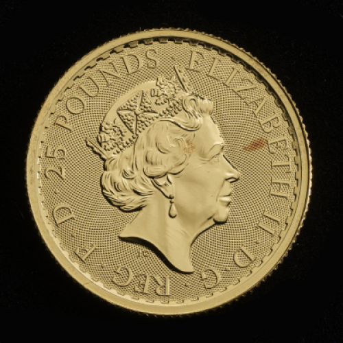 2019 Britannia Gold &pound;25 1/4 ounce