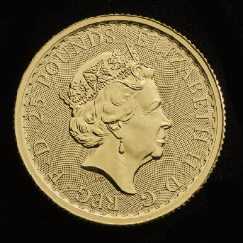 2019 Britannia Gold &pound;25 1/4 ounce