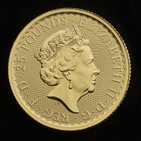 2019 Britannia Gold &pound;25 1/4 ounce