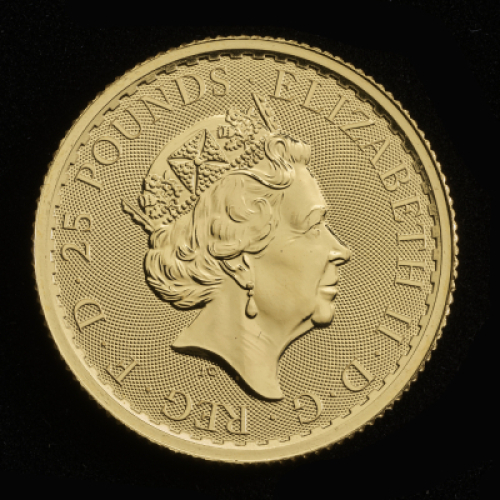 2019 Britannia Gold &pound;25 1/4 ounce