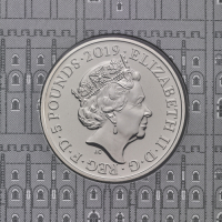 2019 Ceremony of the Keys &pound;5 set of Gold, Silver, Silver Piedfort and BU