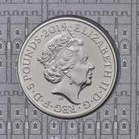 2019 The Yeoman Warders &pound;5 set of Gold, Silver, Silver Piedfort and BU