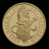2020 The Queen's Beasts The White Lion of Mortimer 2020 Gold proof One Ounce - 2