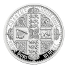 2021 Gothic Crown Quartered Arms 2oz Silver Proof Coin - 2