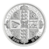 2021 Gothic Crown Quartered Arms 2oz Silver Proof Coin - 2