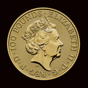 2021 Queen's Beasts 1oz Gold coin