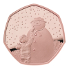 2021 Snowman 50p Gold Proof Coin - 2