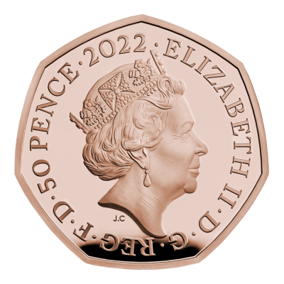 2022 100th Anniversary of Our BBC Gold Proof 50p