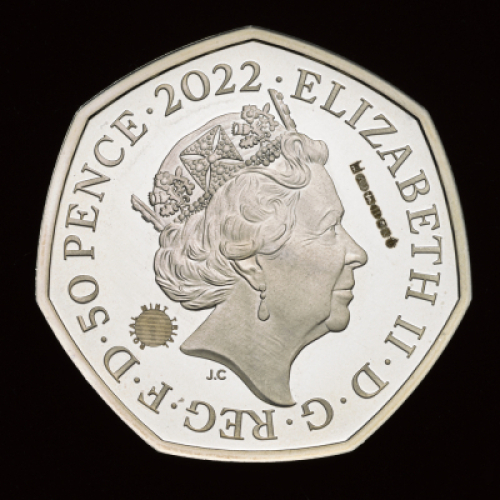 2022 50 Years of Pride - 50p Silver Proof Trial Piece