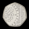 2022 Alan Turing 50p Silver Proof Piedfort Trial Piece - 2