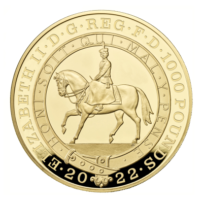 2022 Platinum Jubilee of Her Majesty The Queen Gold Proof kilo