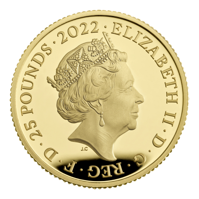 2022 Queen's Reign - Charity and Patronage 1/4oz Gold Proof