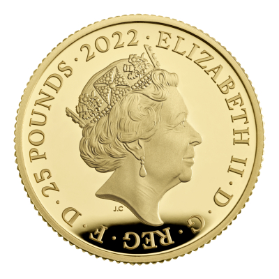 2022 Queen's Reign - Honours and Investitures 1/4oz Gold Proof