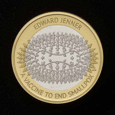 Edward Jenner 2023 £2 Silver Proof Trial Piece