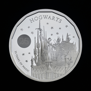 Hogwarts School of Witchcraft and Wizardry 2023 5oz Silver Proof Trial Piece