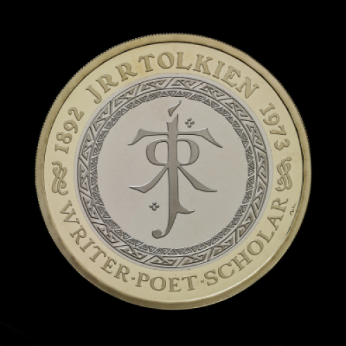 Celebrating the Life and Work of JRR Tolkien 2023 &pound;2 Base Proof Trial Piece