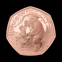 The Snowman&trade; 2023 50p Gold Proof Trial Piece