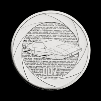 Six Decades of 007: Bond Films of the 1970s 2023 &pound;5 Brilliant Uncirculated Trial Piece