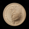 The 100th Anniversary of the Discovery of Tutankhamun's Tomb 2022 &pound;5 Gold Proof Trial Piece