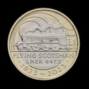 The Centenary of Flying Scotsman 2023 £2 Brilliant Uncirculated Trial Piece