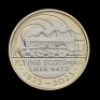 The Centenary of Flying Scotsman 2023 &pound;2 Brilliant Uncirculated Trial Piece
