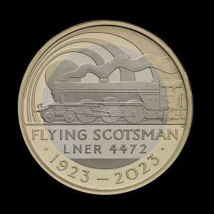 The Centenary of Flying Scotsman 2023 £2 Base Proof Trial Piece