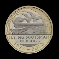 The Centenary of Flying Scotsman 2023 &pound;2 Base Proof Trial Piece