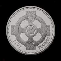 Northern Ireland 2023 &pound;5 Base Proof Trial Piece