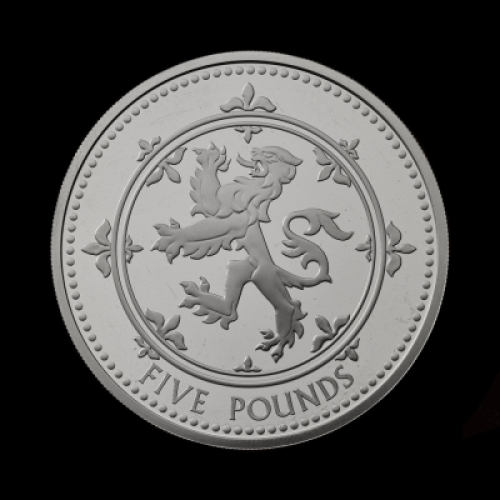 Scotland 2023 &pound;5 Base Proof Trial Piece