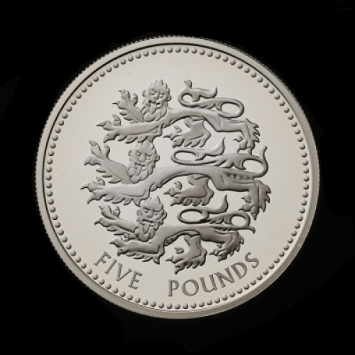Pride of England 2023 &pound;5 Silver Proof Trial Piece