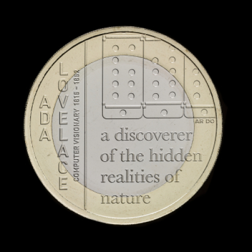 Ada Lovelace 2023 &pound;2 Brilliant Uncirculated Trial Piece