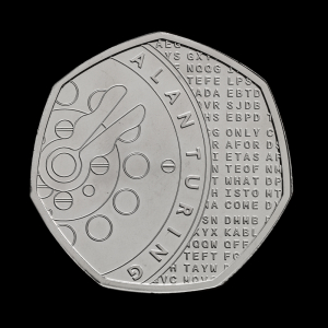 Alan Turing 2022 50p Brilliant Uncirculated Trial Piece