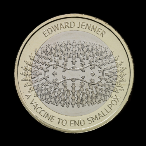 Edward Jenner 2023 &pound;2 Brilliant Uncirculated Trial Piece