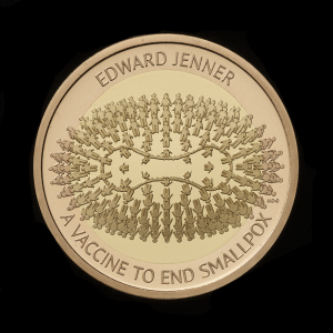 Edward Jenner 2023 £2 Gold Proof Trial Piece