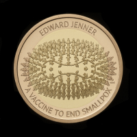 Edward Jenner 2023 &pound;2 Gold Proof Trial Piece