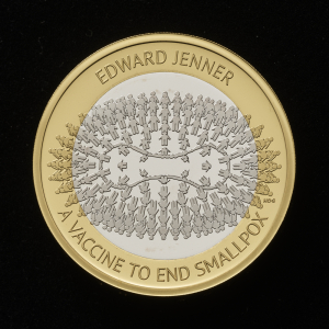 Edward Jenner 2023 £2 Silver Proof Piedfort Trial Piece