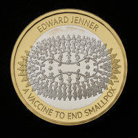 Edward Jenner 2023 &pound;2 Silver Proof Trial Piece