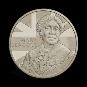 Mary Seacole 2023 £5 Silver Proof Piedfort Trial Piece