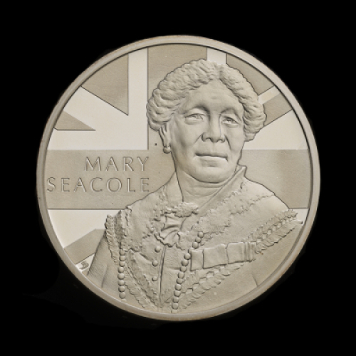 Mary Seacole 2023 &pound;5 Silver Proof Piedfort Trial Piece