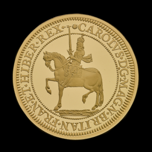 British Monarchs King Charles I 2023 5oz Gold Proof Trial Piece