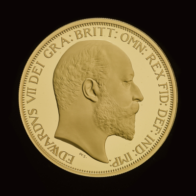 British Monarchs King Edward VII 2022 5oz Gold Proof Trial Piece