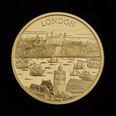 City Views London 2022 1oz Gold Proof Trial Piece