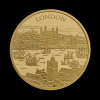 City Views London 2022 5oz Gold Proof Trial Piece