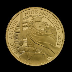 Myths and Legends King Arthur 2023 1/4oz Gold Proof Trial Piece