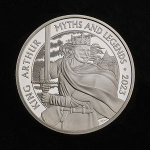 Myths and Legends King Arthur 2023 1oz Silver Proof Trial Piece